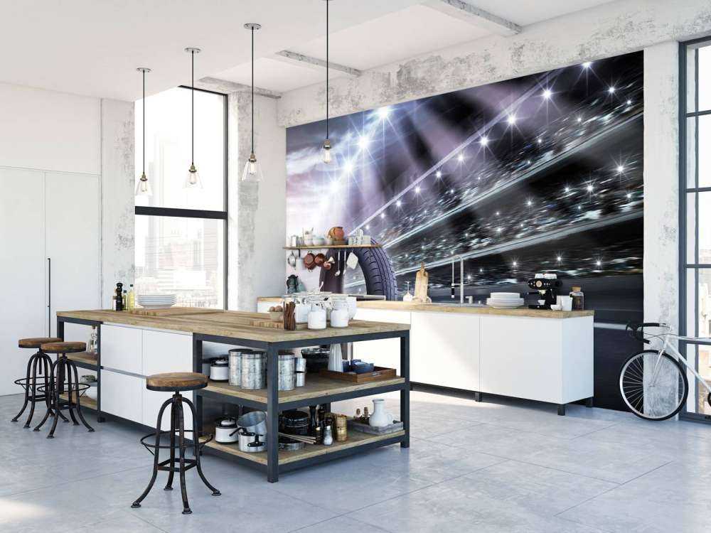 Band op een race circuit