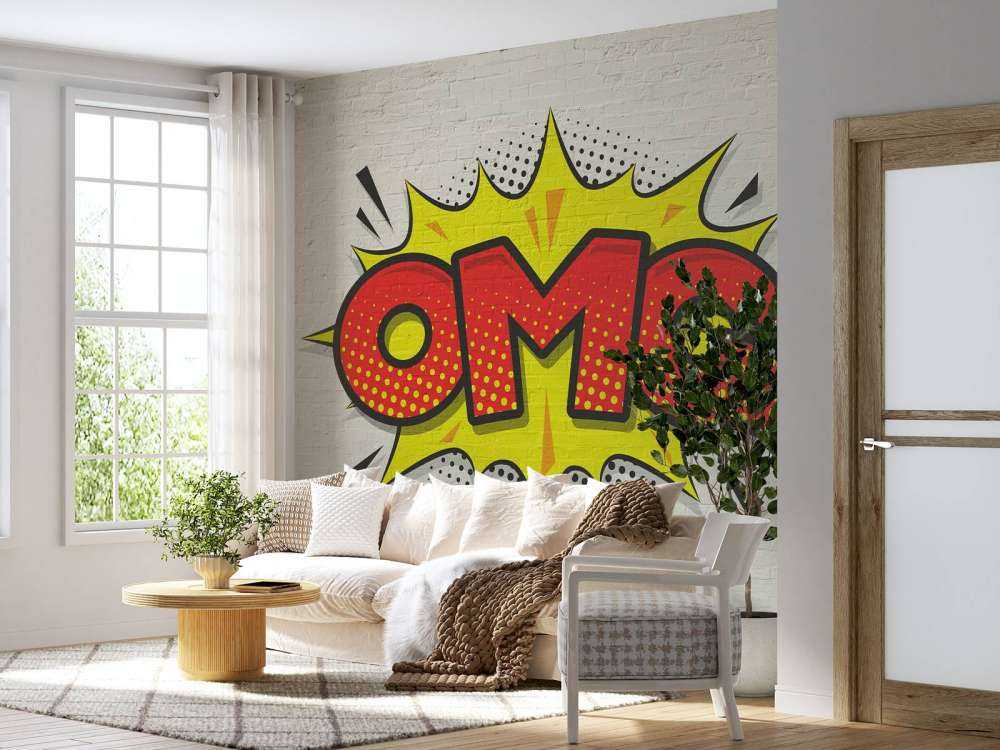 Gekleurde graffiti op muur