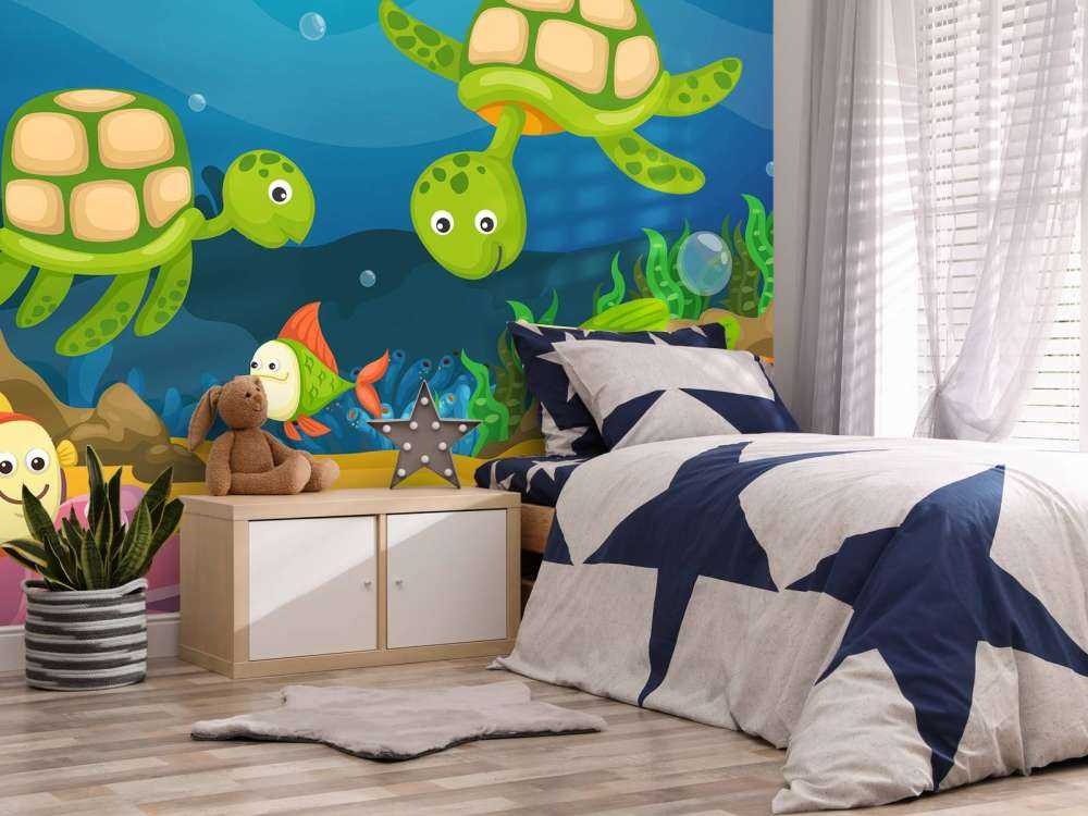 Onderwaterleven ontwerp voor kinderen