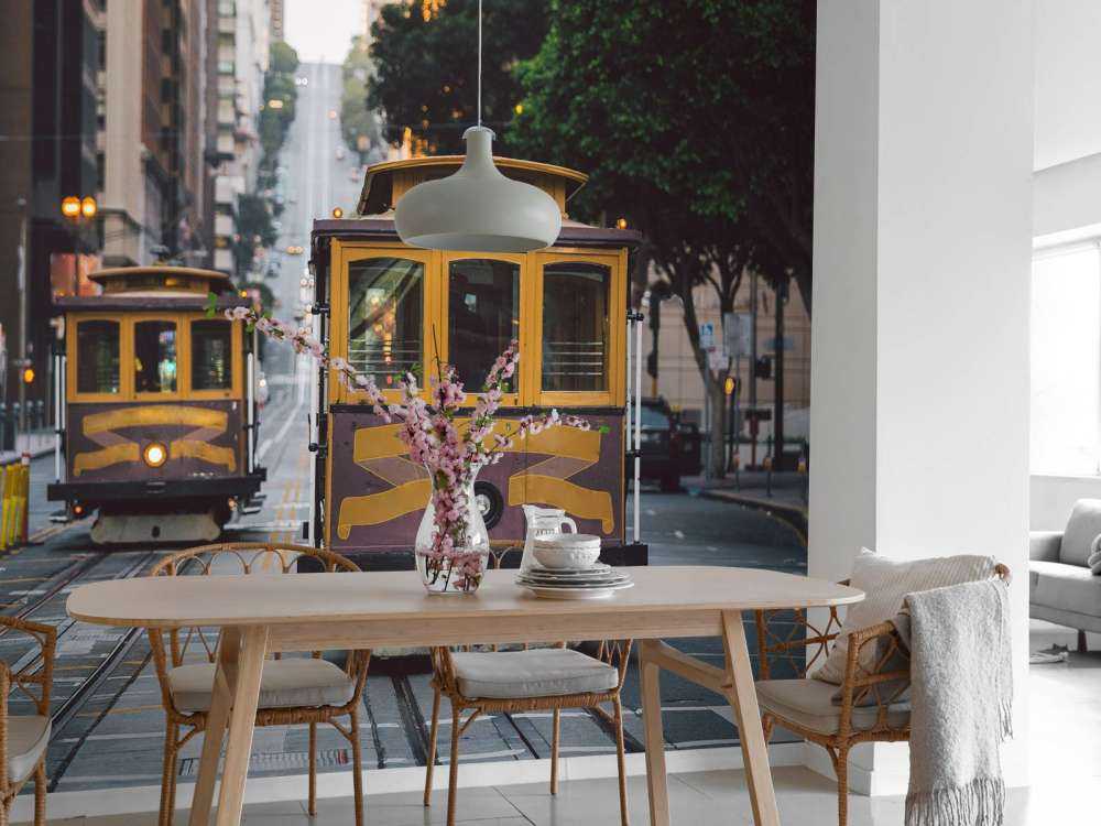 Klassieke trams in San Francisco