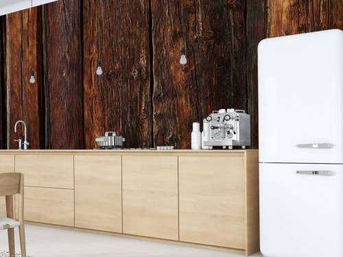 Gebrand verticaal hout