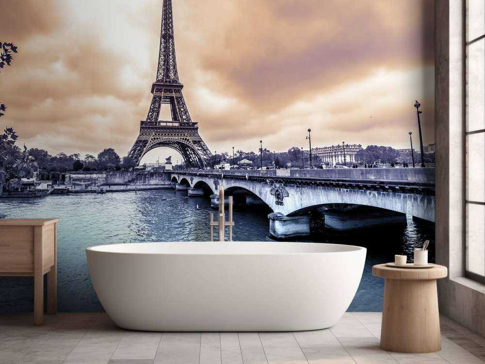 Eiffeltoren met donker effect