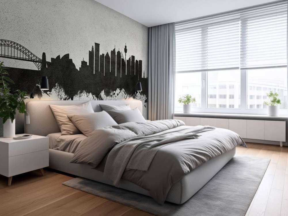 Waterverf skyline, Sydney