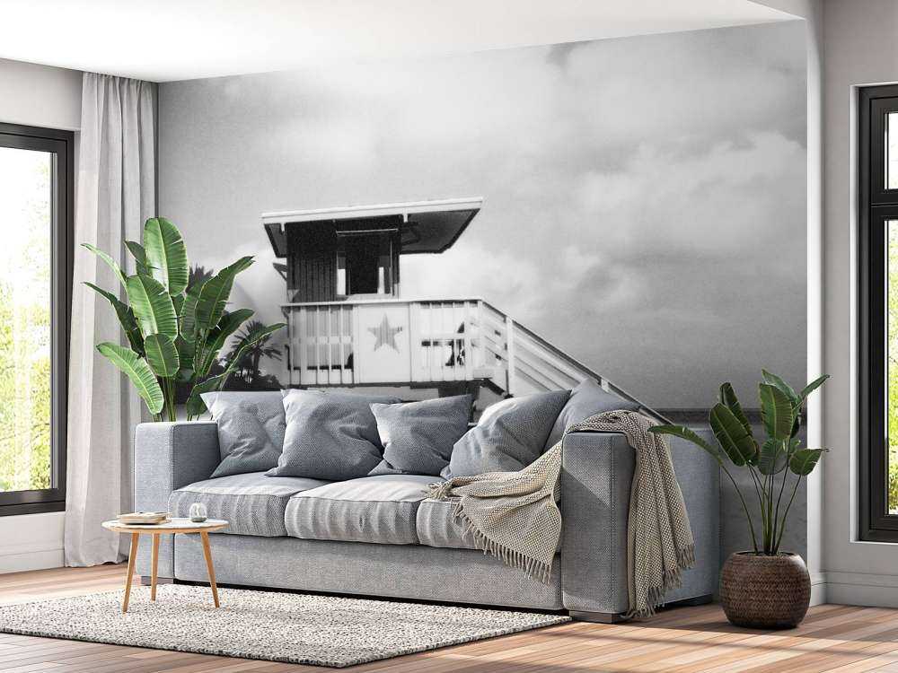 Beach Watch Black & White