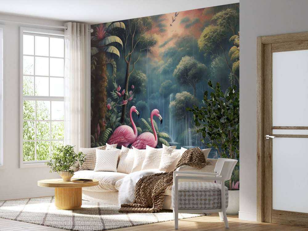Schemerige Flamingo Eden