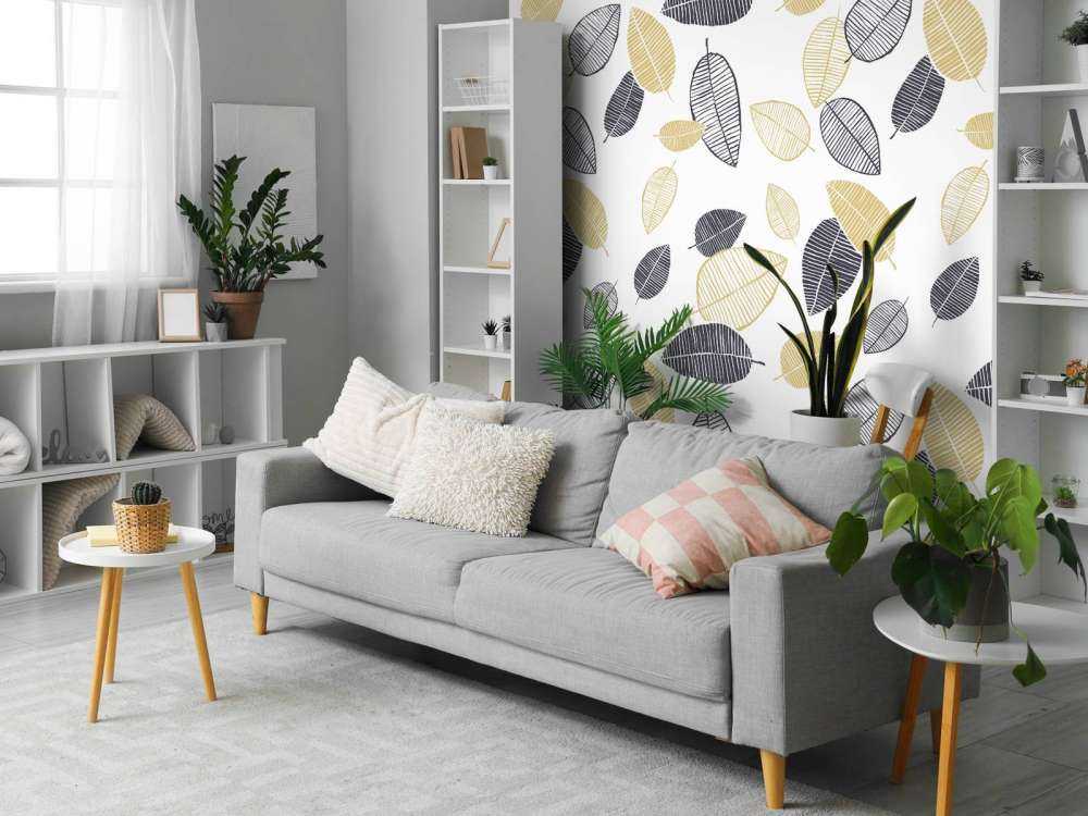 Goud zwarte bladeren