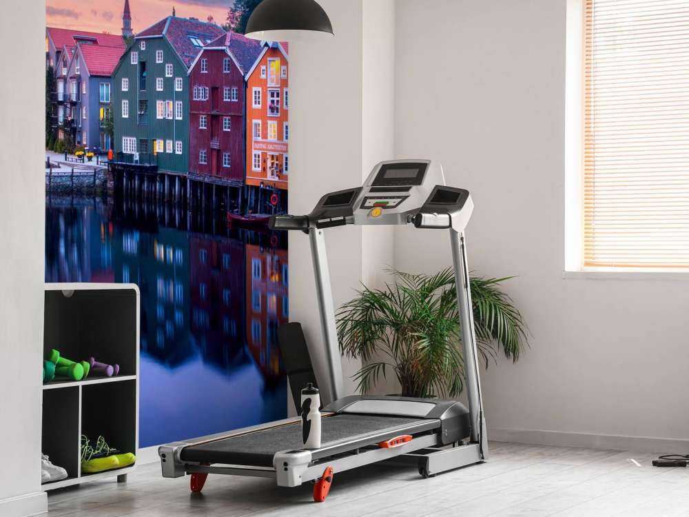 Avondlicht Op Gekleurde Gevels