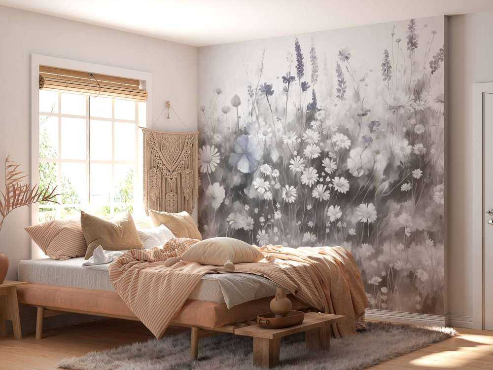 Lush Greenery of Summer Soft Beige