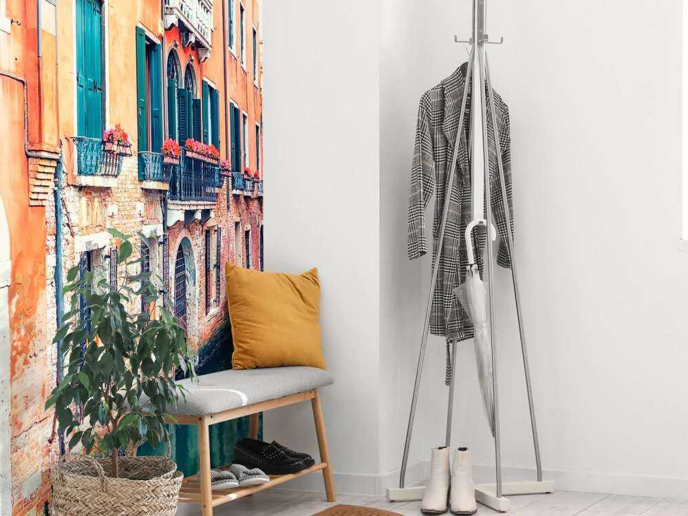 Warme gevels langs Venetiaanse gracht