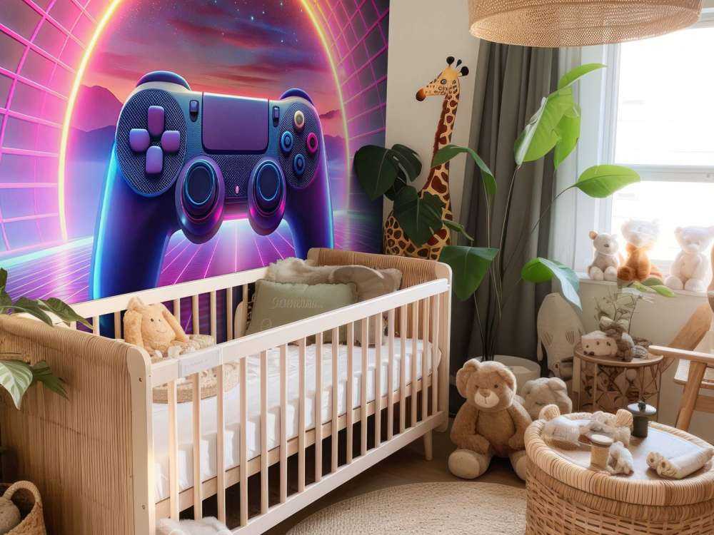 Retro Neon Gamewereld