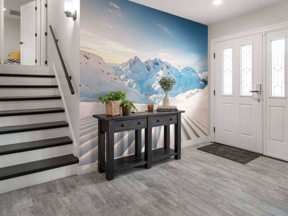 Ochtendgloren op verse pistes