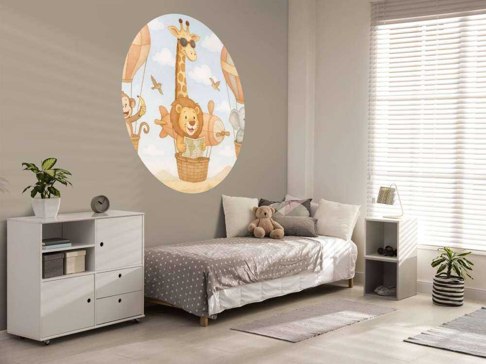 Luchtavontuur met vrolijke dieren