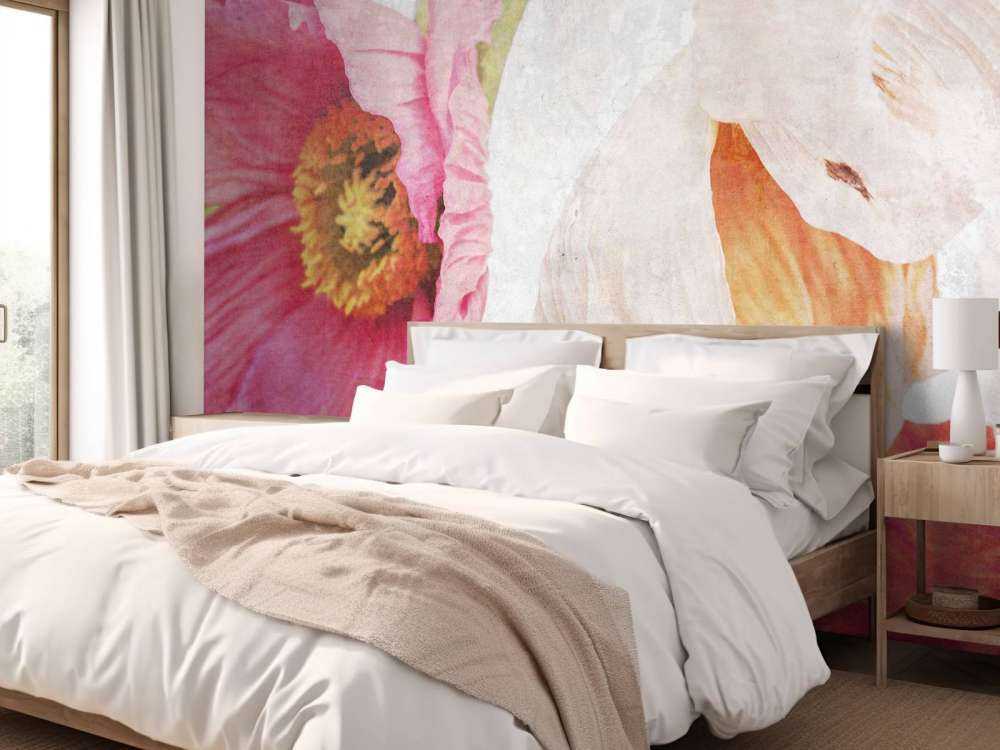 Dansende klaprozen in zomerlucht