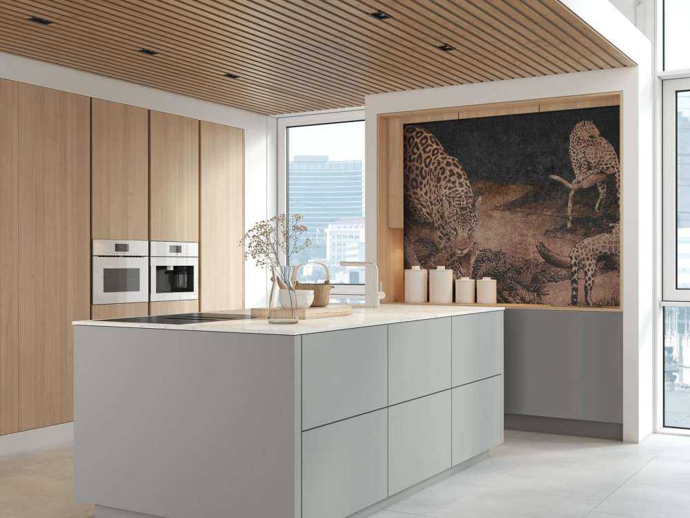 Luipaarden in schemerwoud