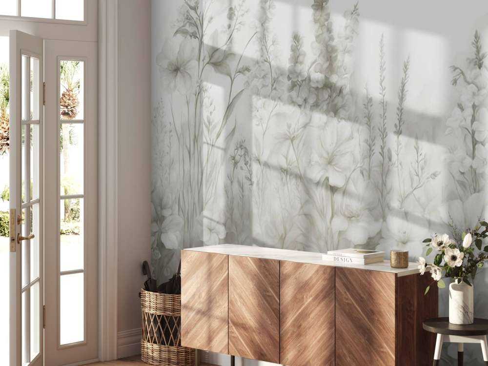 Tender English garden - mint green