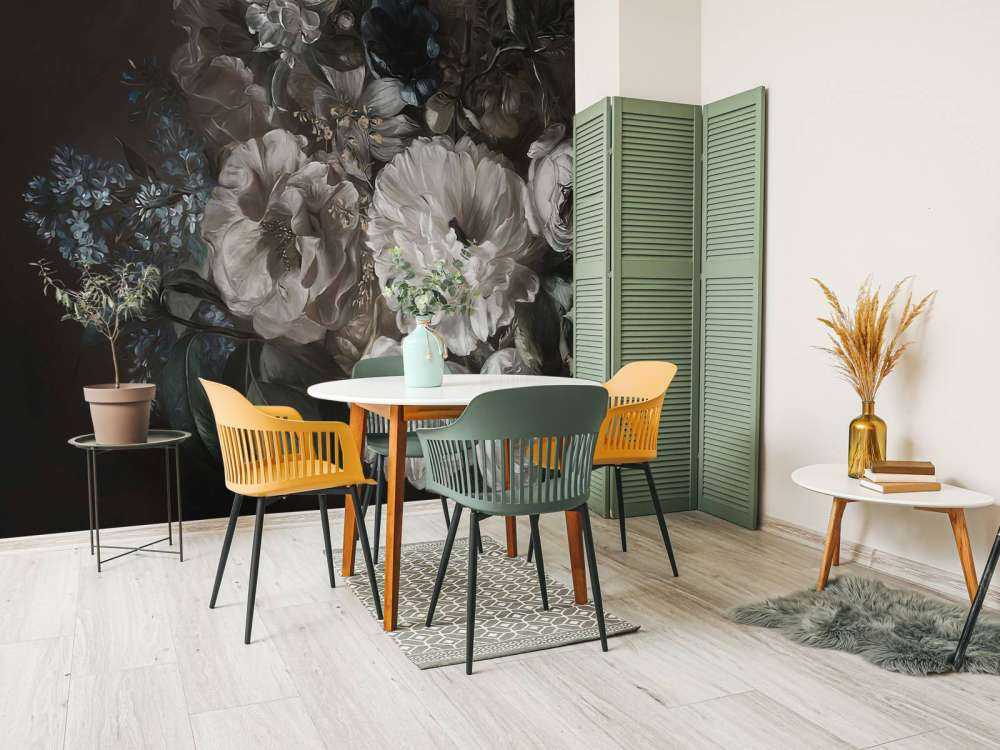 Bouquet with lilac White