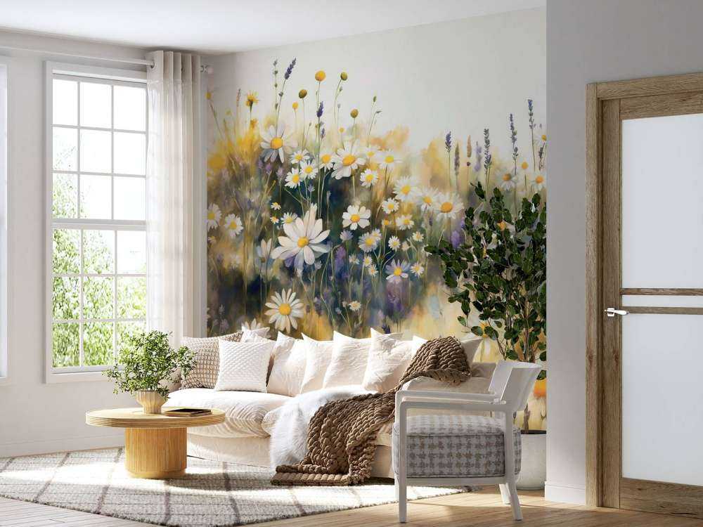 Quiet Daisies Meadow Yellow