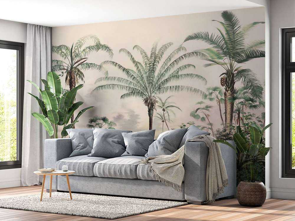 Romantic Tropics Dark Green