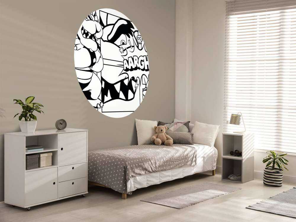 Monsterkracht in stripscènes