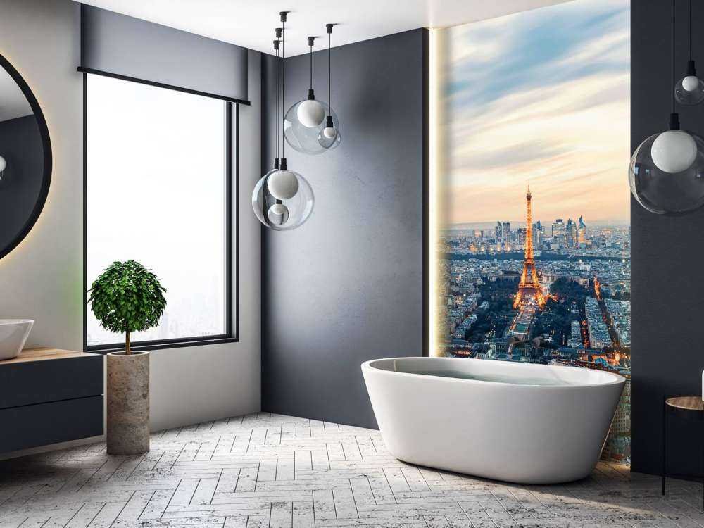 Avondlicht over Parijs panorama