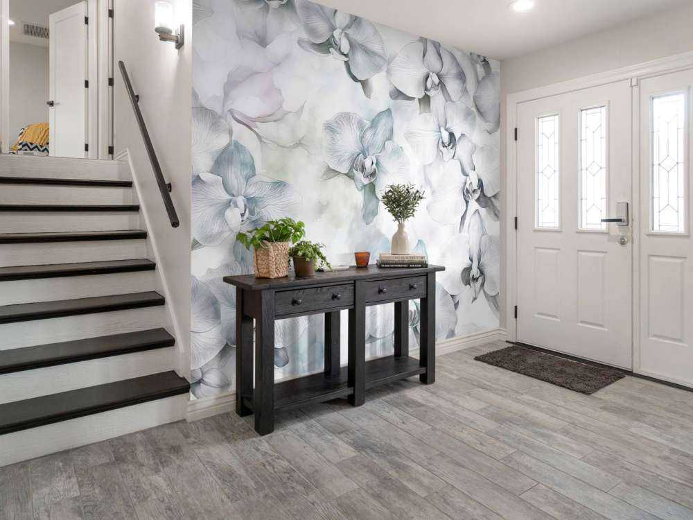 Watercolor orchids melodies