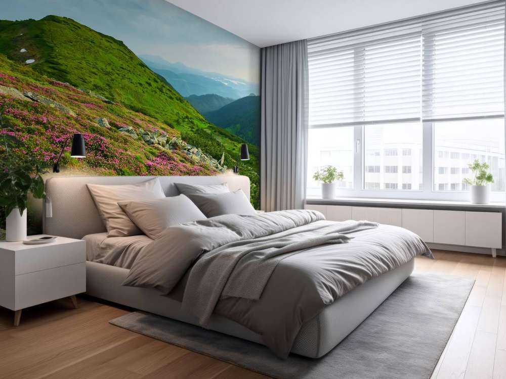 Rododendrons in de bergen