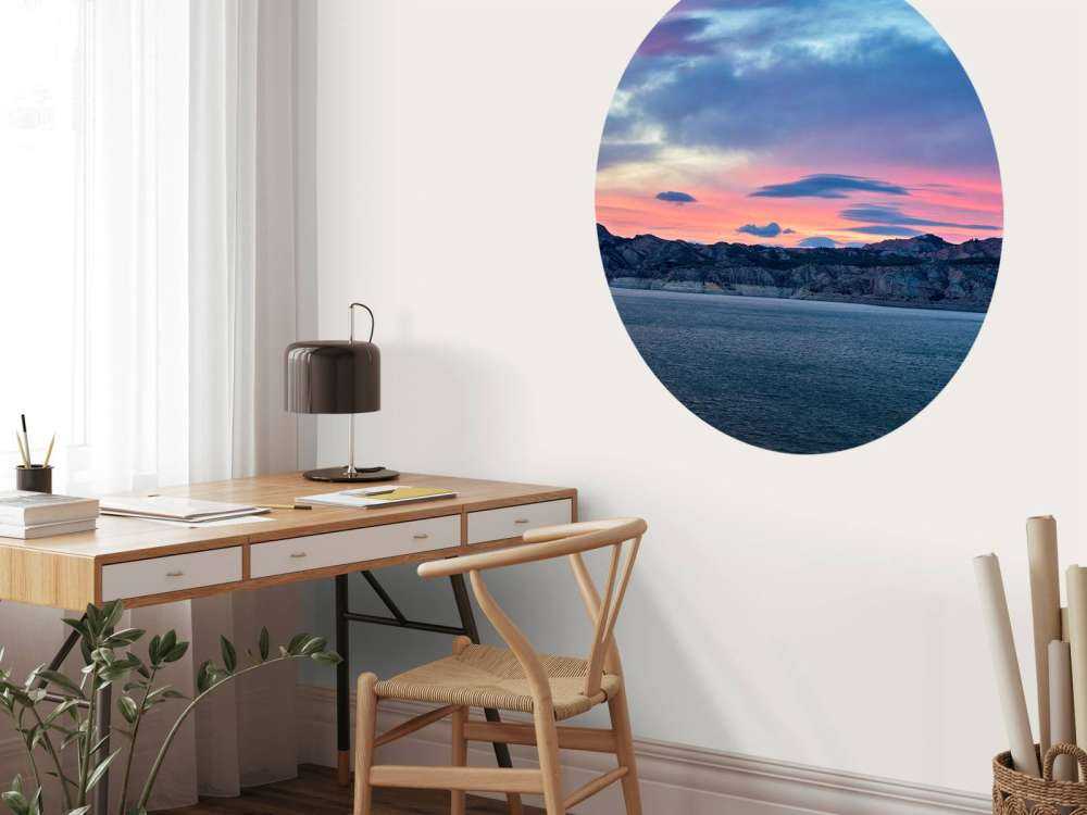 Meertje met zonsondergang