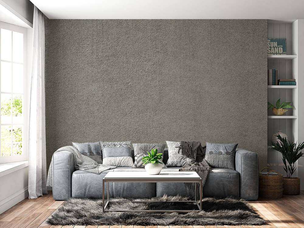 Betonnen muur met fijne steentjes