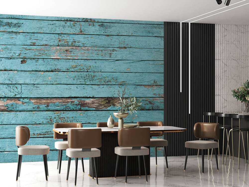 Blauw hout