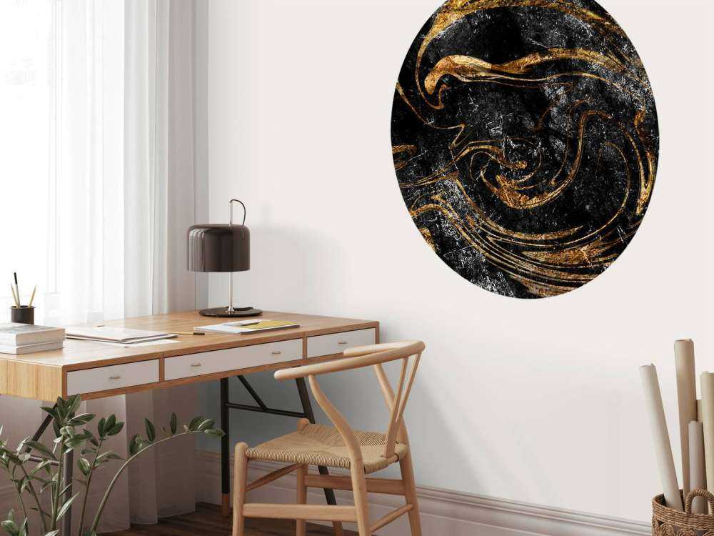 Verfmengsel met gouden verf