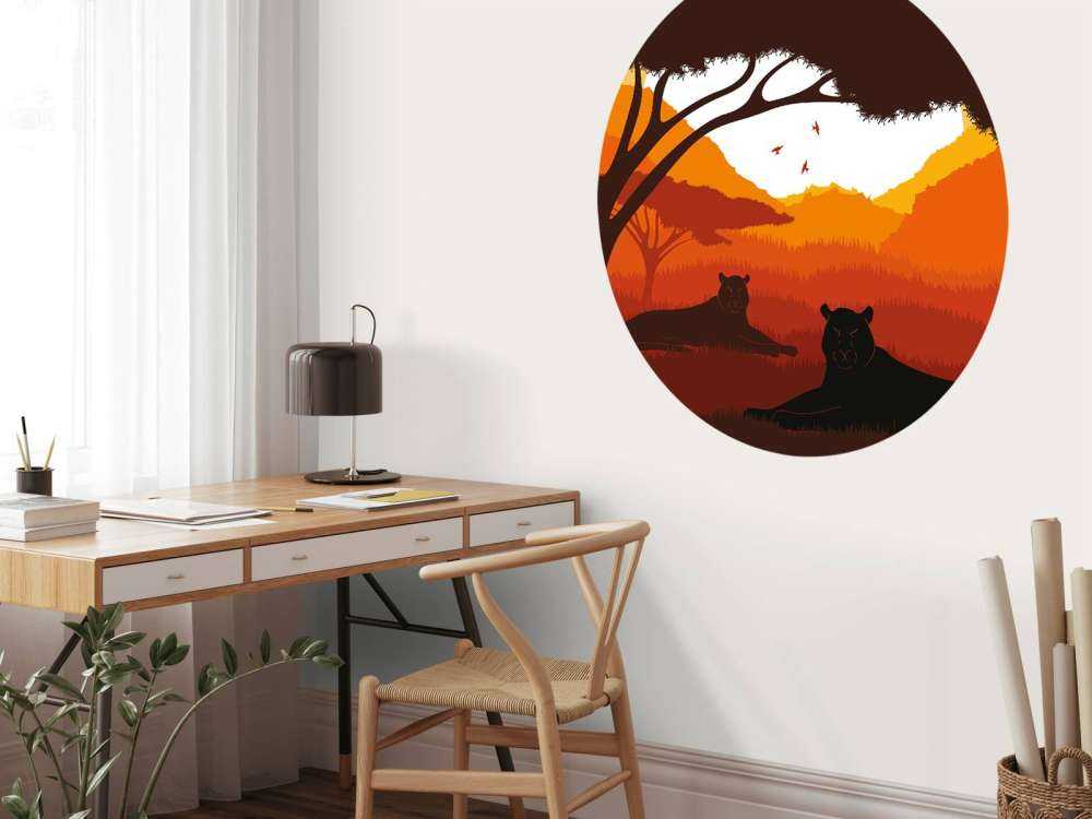 Zonsondergang in Afrika