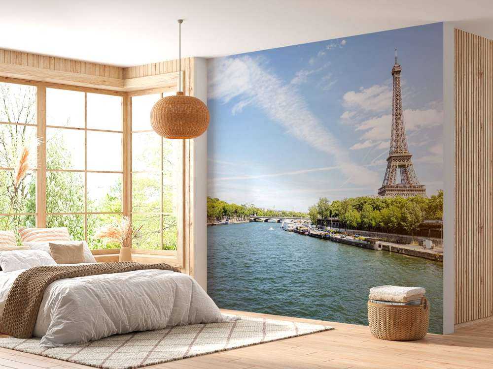 Rivier langs de Eiffeltoren