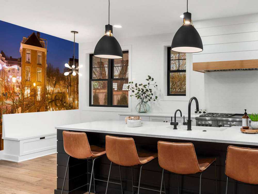 Utrechtse gracht in de avond