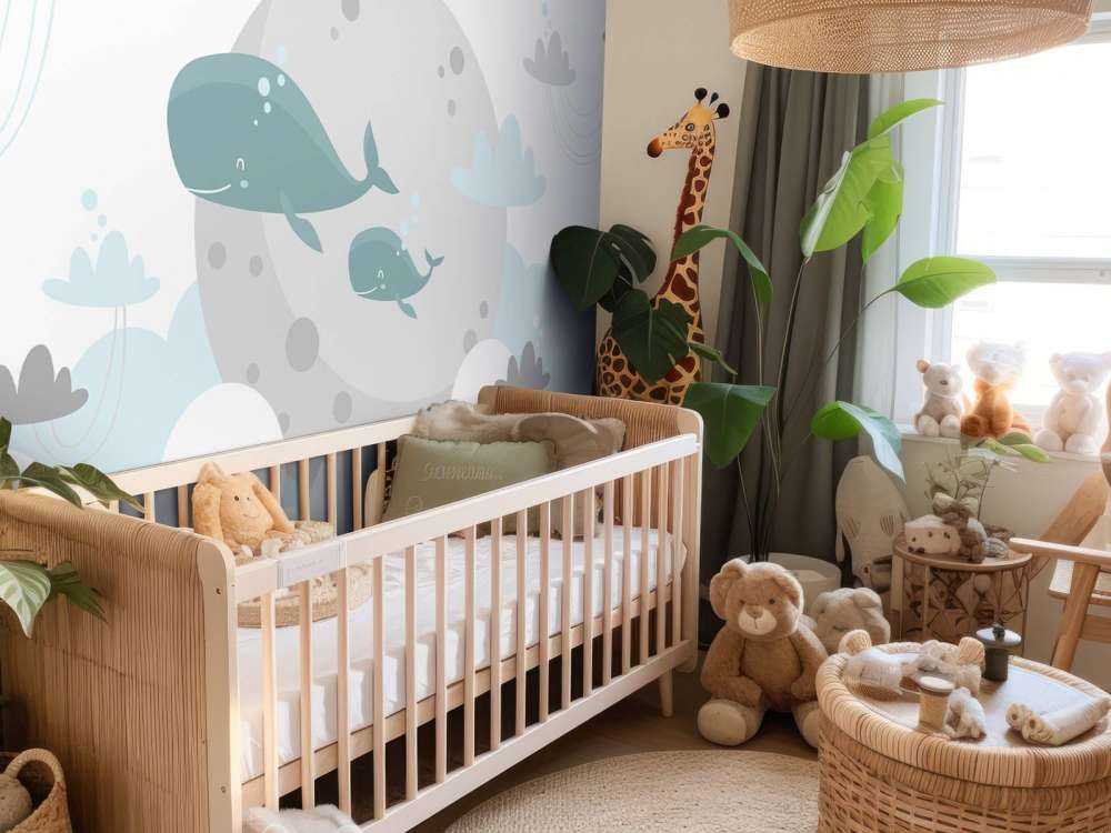 Babydesign met walvissen