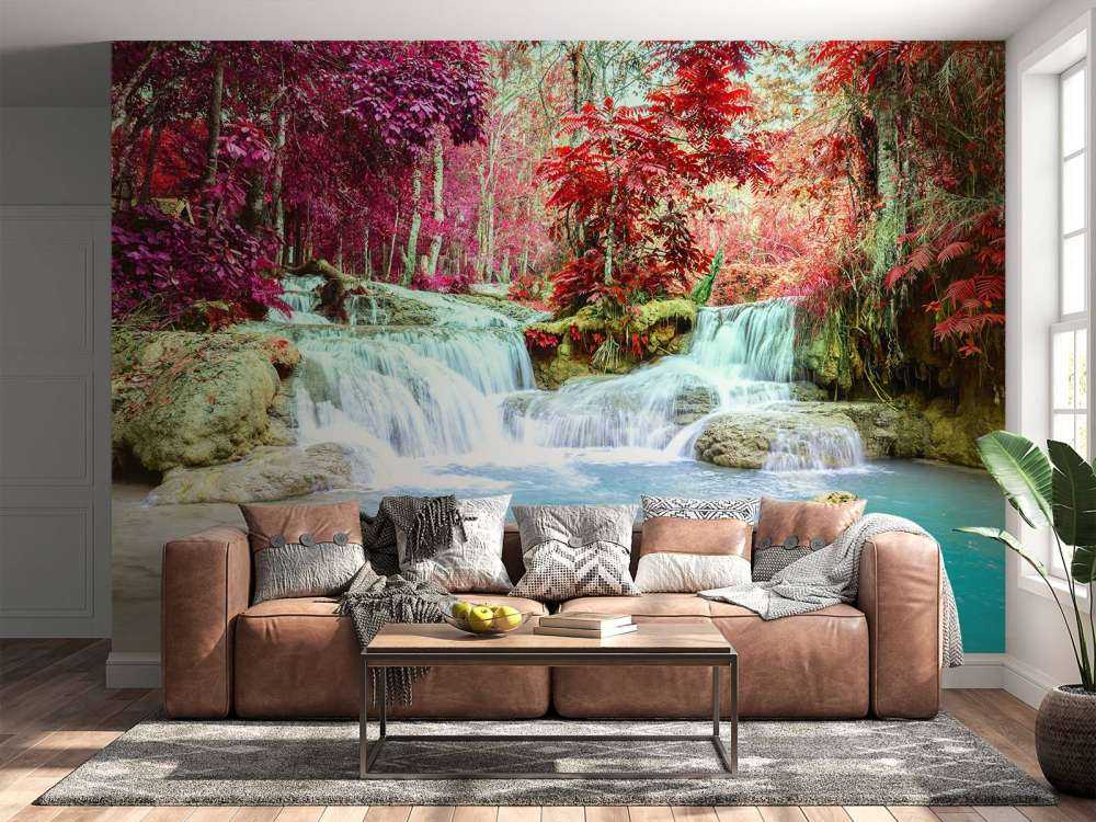 Helder water in een regenwoud