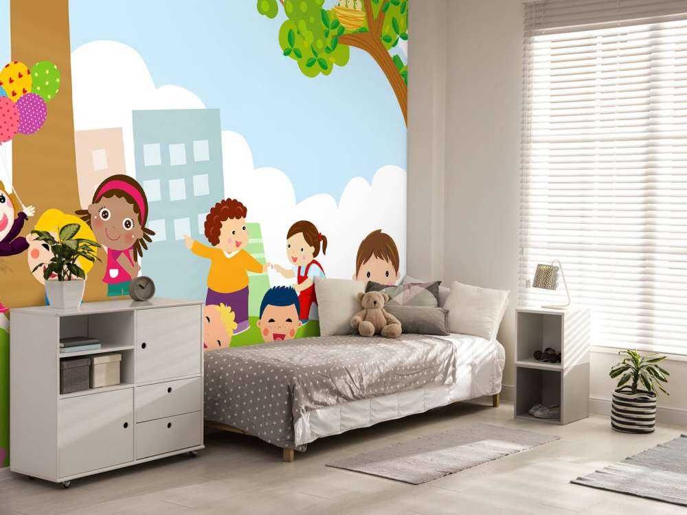 Kinderen aan het spelen