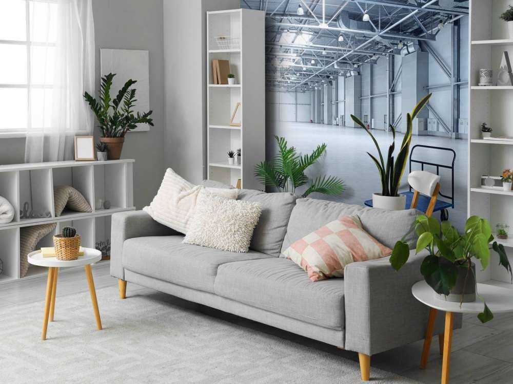 Interieur lege opslagplaats