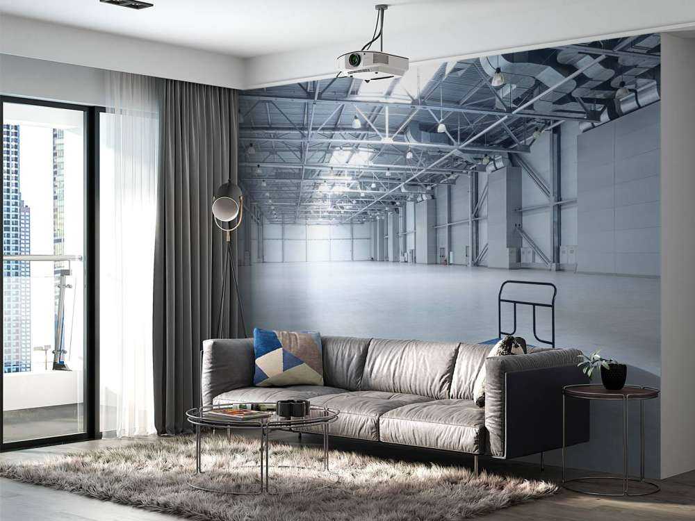 Interieur lege opslagplaats