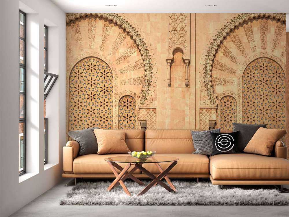 Close-up Moskee Hassan II