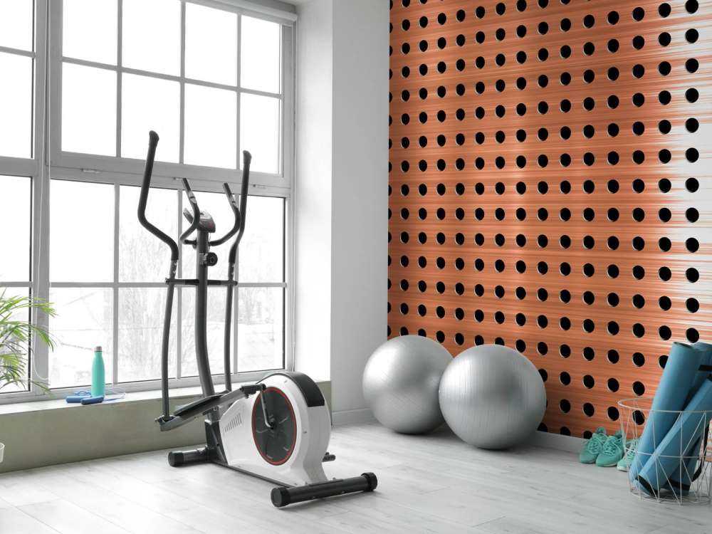 Koperen metalen plaat