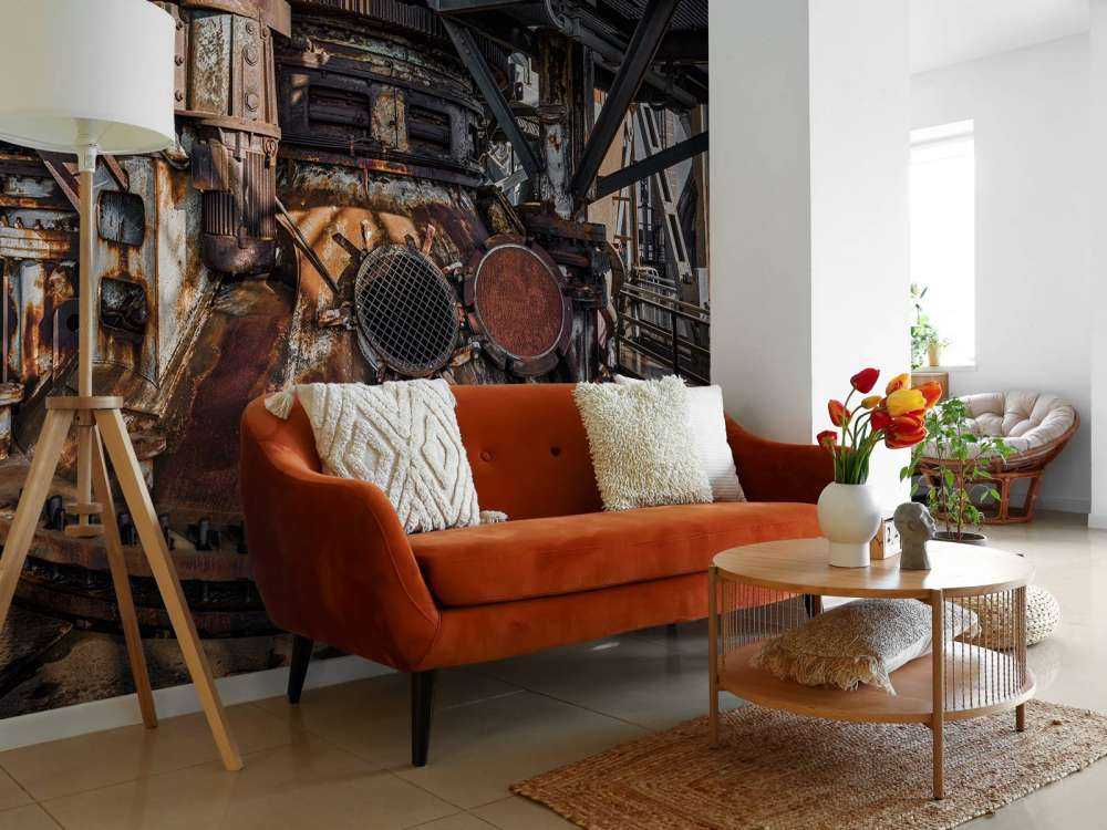 Roestige oude fabriek