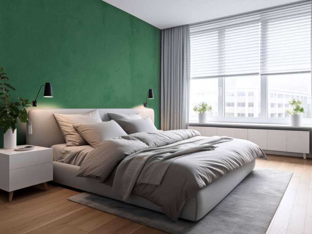 Varen groen beton