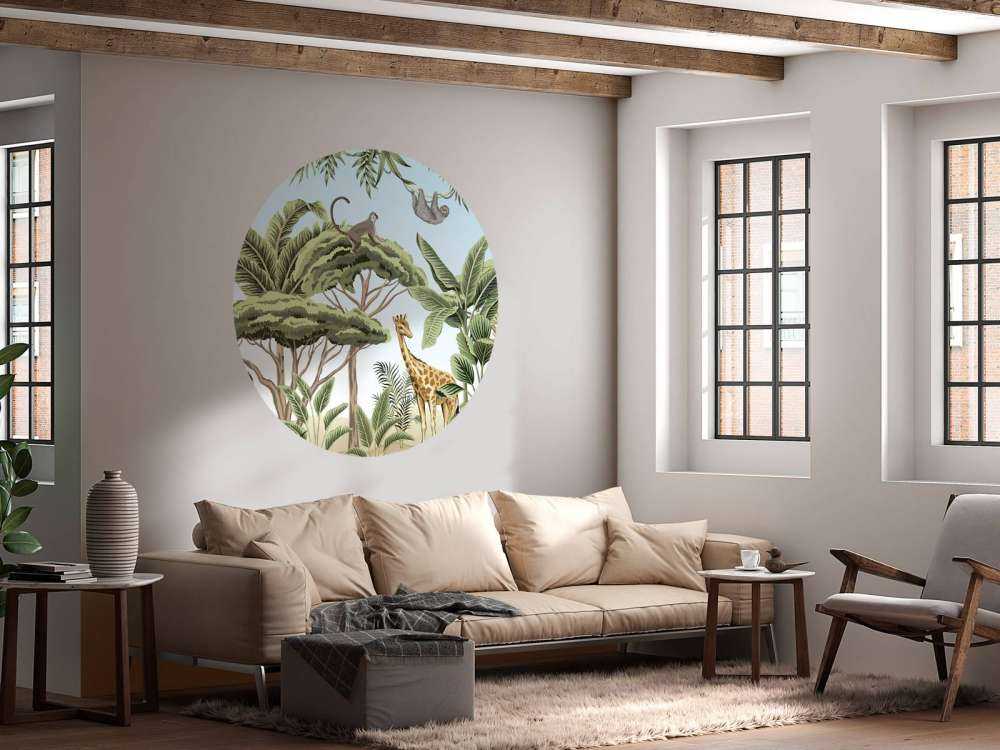 Patroon met jungle dieren