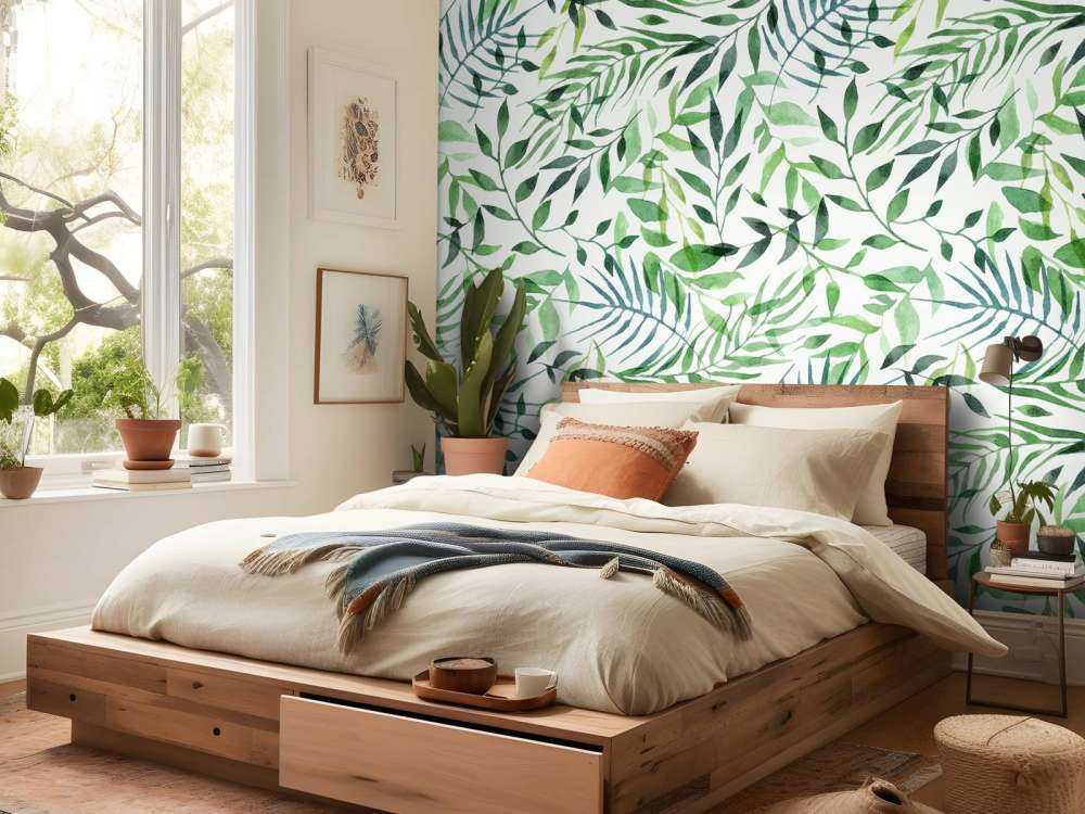 Vrolijk patroon, groen