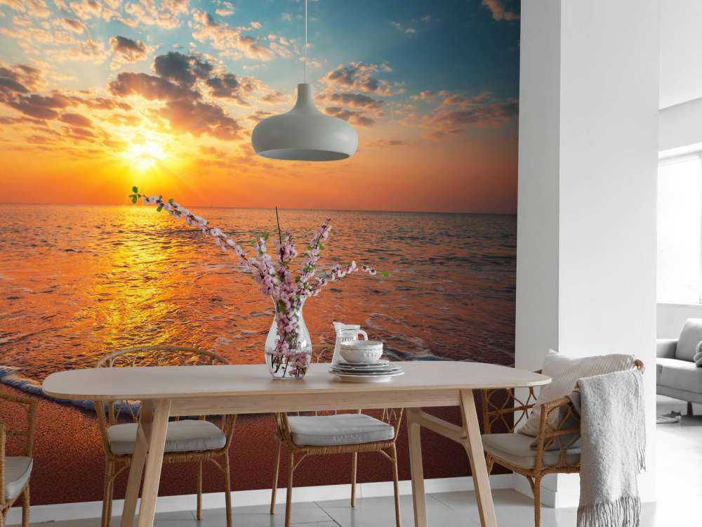 Zonsopgang over de zee