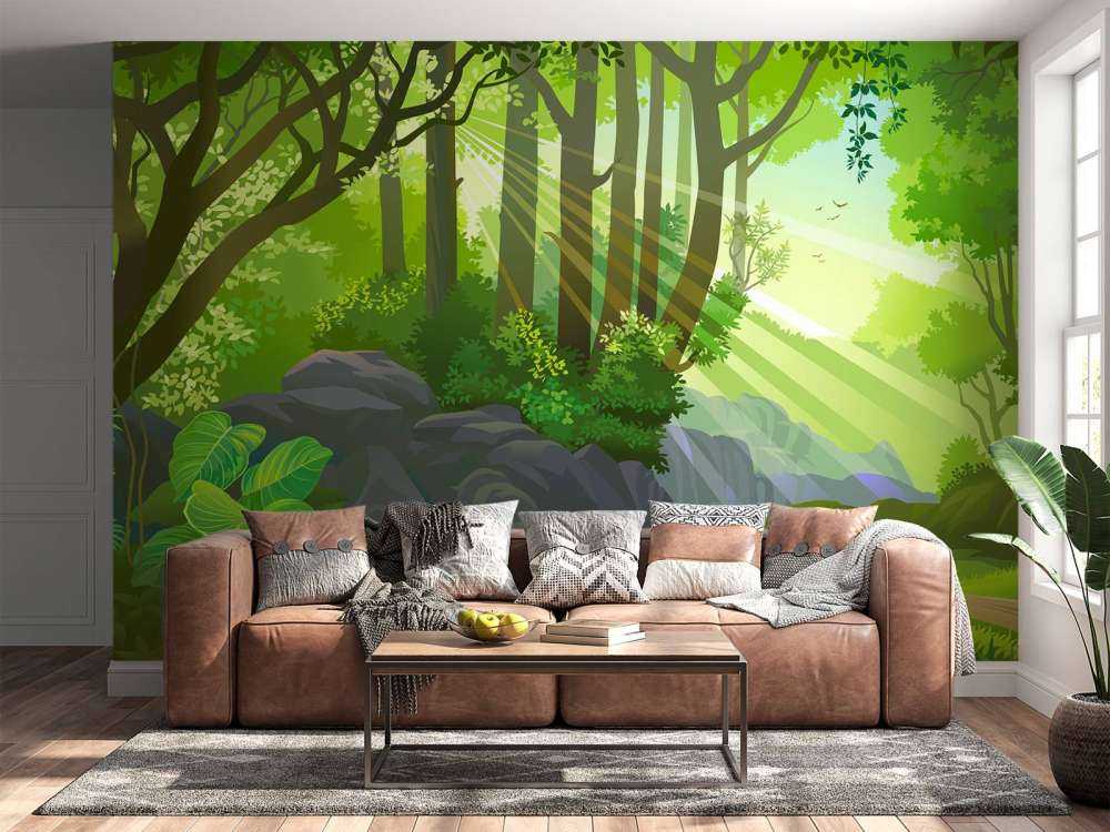 Zonlicht in de jungle