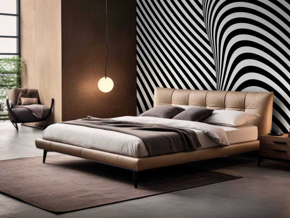 Black and white op art