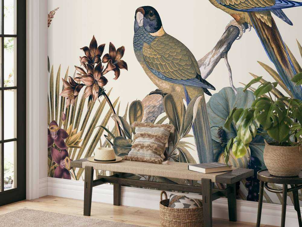 Jungle vibes parrots island