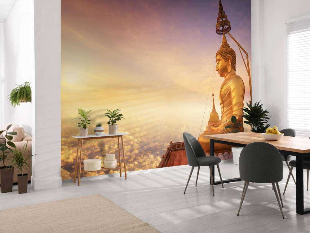 Boeddha op de Wat Tham Seua berg