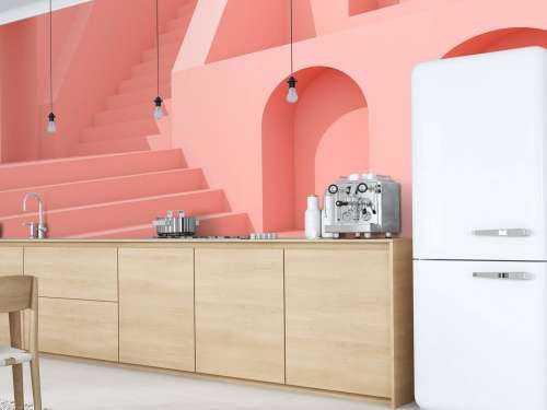 Roze gebouw